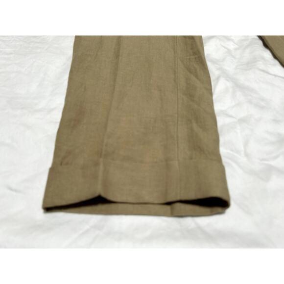 Polo Ralph Lauren Classics Mens Linen Suit Trousers Pants Coastal Beige 36x32 - Picture 6 of 6